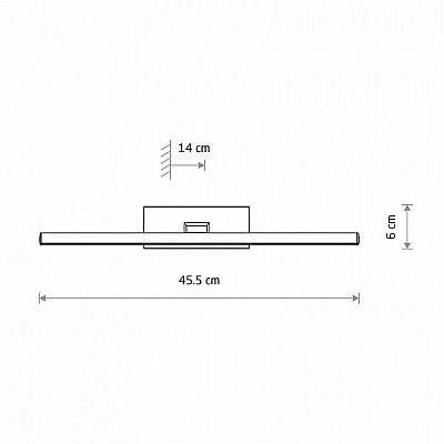 Wall light Nowodvorski Lighting Van Gogh S white 9W 430lm 120° IP20 830