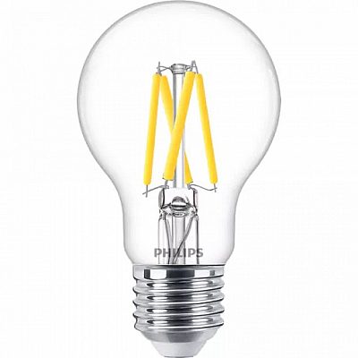 LED-lamppu PHILIPS Filament A60 230V 3,4W 470lm E27 360° DIMMABLE 2200K-2700K