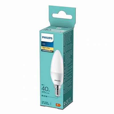 LED bulb PHILIPS B35 4,9W 470lm E14 IP20 827