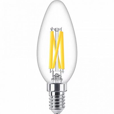 LED-lamppu PHILIPS filament  B35 3,4W 470lm E14 DIMMABLE 2200K-2700K