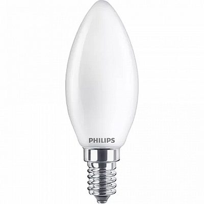 LED lamp PHILIPS küünal B35 230V 3.4W 470lm E14 300° DIMMABLE 2200K-2700K