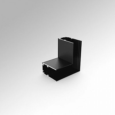 Voolusiini tarvik POWERGEAR 48 V sügava L-profiili vasak ühendus must 48V