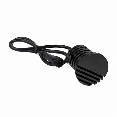 Terrace light REVAL BULB Rouen silver round 12V 1W 95lm 45° IP67 830