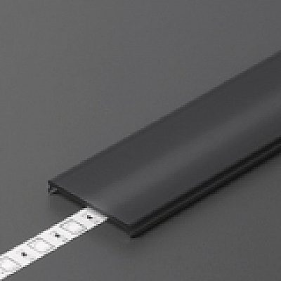 Крышка алюминиевого профиля TOPMET C9 click 20 m черный