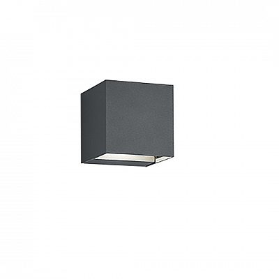 Julkisivuvalaisin Trio Lighting Adaja antrasiitti 6W 700lm IP54 3000K lämmin valkoinen