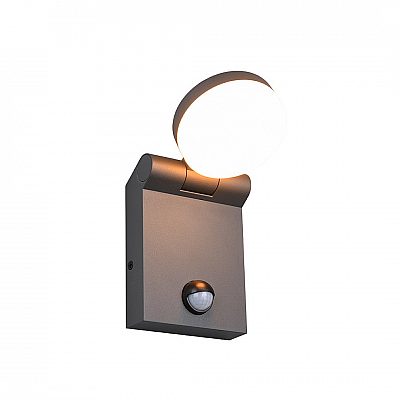Fassaadivalgusti Trio Lighting Adour liikumisanduriga antratsiit 7,5W 750lm IP44 2300K, 3000K, 4000K 3CCT