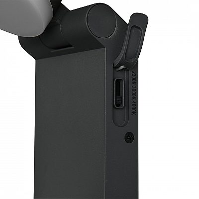 Facade luminaire Trio Lighting Adour anthracite 7,5W 750lm IP44 2300K, 3000K, 4000K 3CCT