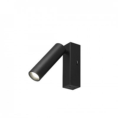 Wall lamp Trio Lighting Ambala black 5,5W 500lm CRI80 Dip Switch 2300K, 3000K, 4000K 3CCT
