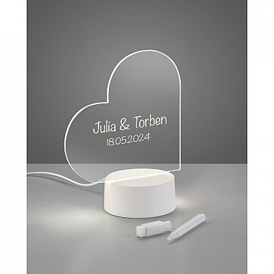 Laualamp Trio Lighting Amour USB valge 0,6W 80lm IP20 830