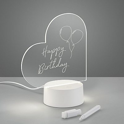 Table lamp Trio Lighting Amour USB white 0,6W 80lm IP20 830