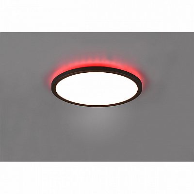 Плафон Trio Lighting Aureo RGB черный 18W 2200lm IP20 DIMMABLE 3000K-6500K 2CCT
