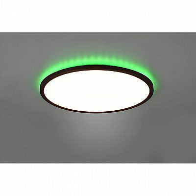 Plafoon Trio Lighting Aureo RGB must 3600lm CRI80 IP20 DIMMABLE  3000K-6500K
