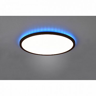 Plafoon Trio Lighting Aureo RGB must 3600lm CRI80 IP20 DIMMABLE  3000K-6500K