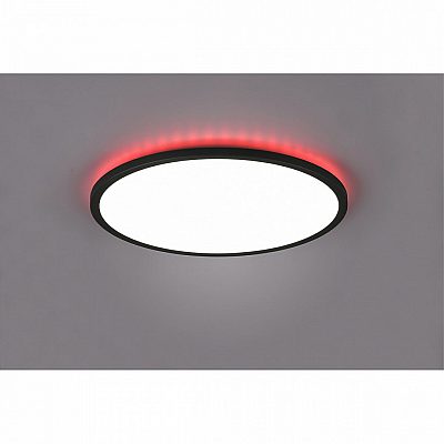 Plafoon Trio Lighting Aureo RGB must 3600lm CRI80 IP20 DIMMABLE  3000K-6500K