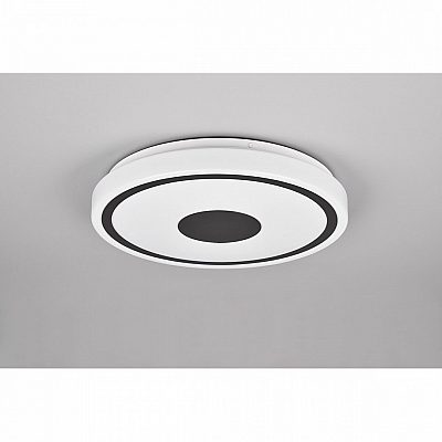 Plafondi Trio Lighting Bunda valkoinen / musta 16W 1900lm IP20 3000K lämmin valkoinen