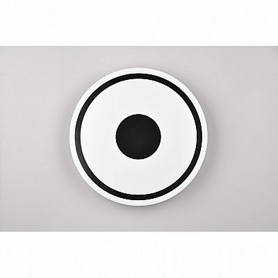 Plafondi Trio Lighting Bunda valkoinen / musta 16W 1900lm IP20 3000K lämmin valkoinen