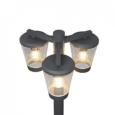 Pollarvalgusti Trio Lighting Cavado 3 antratsiit E27 IP44