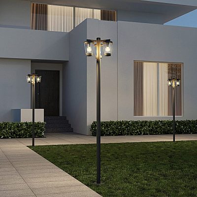 Pollarvalgusti Trio Lighting Cavado 3 antratsiit E27 IP44