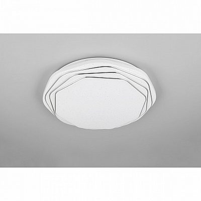 Плафон Trio Lighting Dizzy белый 2600lm CRI80 IP20 DIMMABLE 2700K-6500K