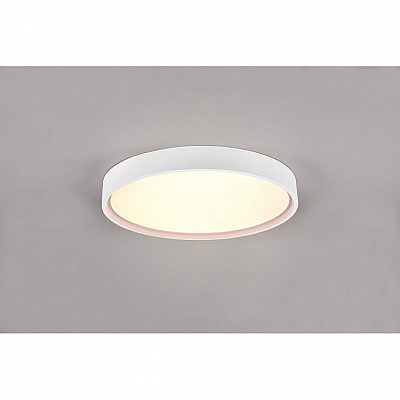 Plafondi Trio Lighting Doha valkoinen 29W 3260lm CRI80 IP20 Dip Switch 2300K, 3000K, 4000K 3CCT