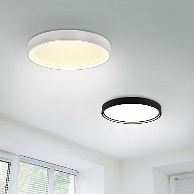 Plafondi Trio Lighting Doha valkoinen 29W 3260lm CRI80 IP20 Dip Switch 2300K, 3000K, 4000K 3CCT
