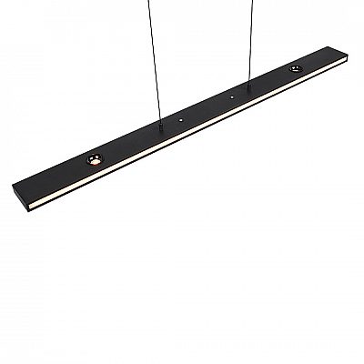 Rippvalgusti Trio Lighting Graham must 41,5W 4280lm CRI80 IP20 2300K, 3000K, 4000K 3CCT