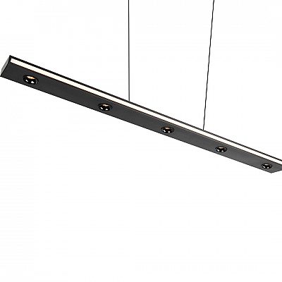 Rippvalgusti Trio Lighting Graham must 41,5W 4280lm CRI80 IP20 2300K, 3000K, 4000K 3CCT