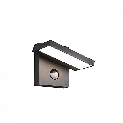 Facade luminaire Trio Lighting Horton anthracite 8W 1000lm IP54 3000K warm white