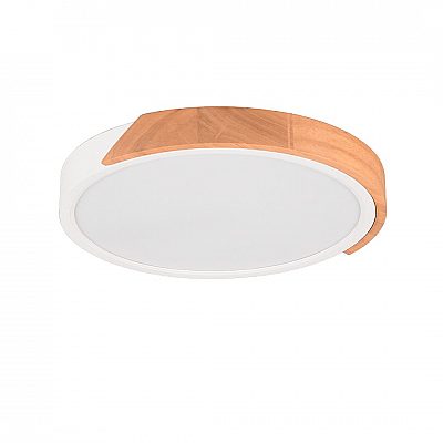 Plafondi Trio Lighting Jano valkoinen 20W 2400lm IP20 switch dimmer 3000K lämmin valkoinen