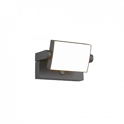 Fassaadivalgusti Trio Lighting Kansas liikumisanduriga antratsiit 10W 1000lm IP54 3000K soe valge