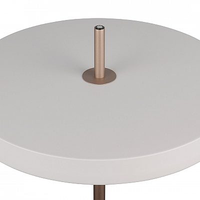 Floor lamp Trio Lighting Keaton light gray 21W 2400lm CRI80 IP20 switch dimmer 2300K, 3000K, 4000K 3CCT