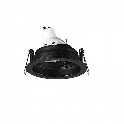 Luminaire frame Maytoni Reif black round GU10 IP20