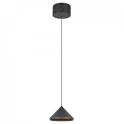 Pendant lamp Trio Lighting Laguna 1 black 5W 500lm CRI80 IP20 Dip Switch 2300K, 3000K, 4000K 3CCT
