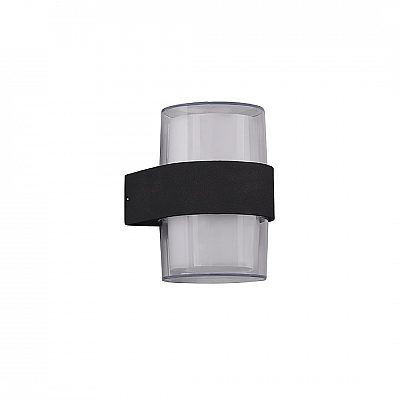 Facade luminaire Trio Lighting Molina anthracite 9.2W 1100lm IP54 3000K warm white