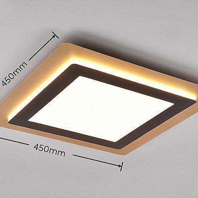 Plafoon Trio Lighting Morgan must / kuldne 6000lm IP20 DIMMABLE 2700K-6500K soe + külm valge