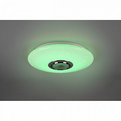 Dome light Trio Lighting Musica Bluetooth kõlariga white 15,5W 1700lm CRI80 IP20 DIMMABLE 3000K-6000K