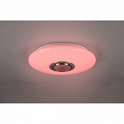Dome light Trio Lighting Musica Bluetooth kõlariga white 15,5W 1700lm CRI80 IP20 DIMMABLE 3000K-6000K