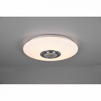 Dome light Trio Lighting Musica Bluetooth kõlariga white 15,5W 1700lm CRI80 IP20 DIMMABLE 3000K-6000K