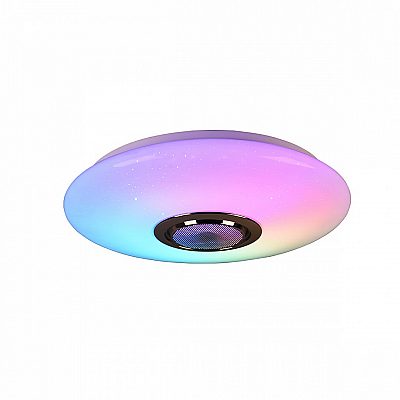 Dome light Trio Lighting Musica Bluetooth kõlariga white 15,5W 1700lm CRI80 IP20 DIMMABLE 3000K-6000K