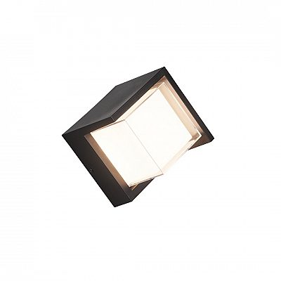 Fassaadivalgusti Trio Lighting Puno must 8W 800lm IP54 3000K soe valge