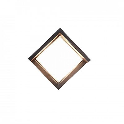 Fassaadivalgusti Trio Lighting Puno must 8W 800lm IP54 3000K soe valge