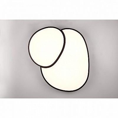 Ceiling lamp Trio Lighting Rise black 45W 5300lm IP20 DIMMABLE 2700K-6500K warm + cold  white