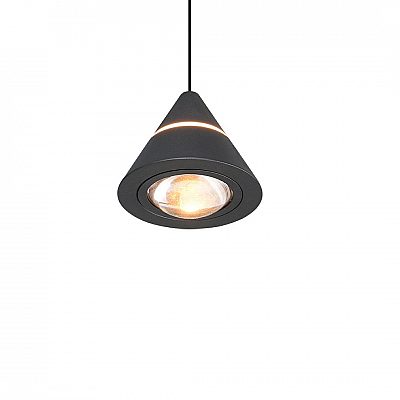 Pendant lamp Trio Lighting Romeo 1 black 230V 7W 700lm CRI80 GU10 IP20 Dip Switch 2300K, 3000K, 4000K 3CCT