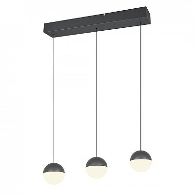 Rippvalgusti Trio Lighting Senta 3 antratsiit / valge 15W 2400lm IP20 3000K soe valge