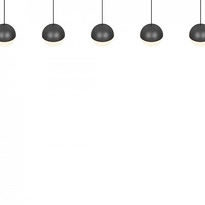 Rippvalgusti Trio Lighting Senta 5 antratsiit / valge 25W 4000lm IP20 3000K soe valge