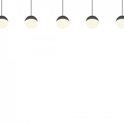 Rippvalgusti Trio Lighting Senta 5 antratsiit / valge 25W 4000lm IP20 3000K soe valge