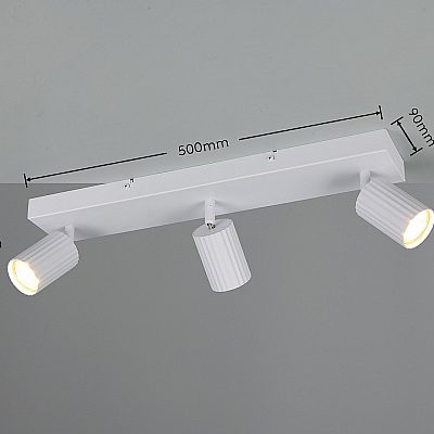 Laevalgusti Trio Lighting Soka 3 valge 230V GU10 IP20
