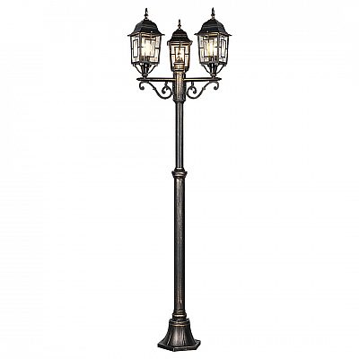 Bollard light Trio Lighting Volturno 3 antique bronze E27 IP44