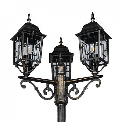 Bollard light Trio Lighting Volturno 3 antique bronze E27 IP44