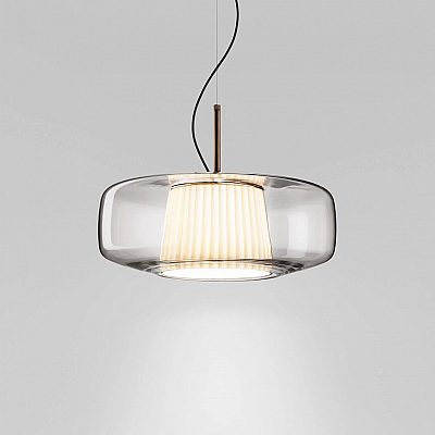 Rippvalgusti Vistosi Plisse läbipaistev 12W 1500lm IP20 DIMMABLE 2700K soe valge